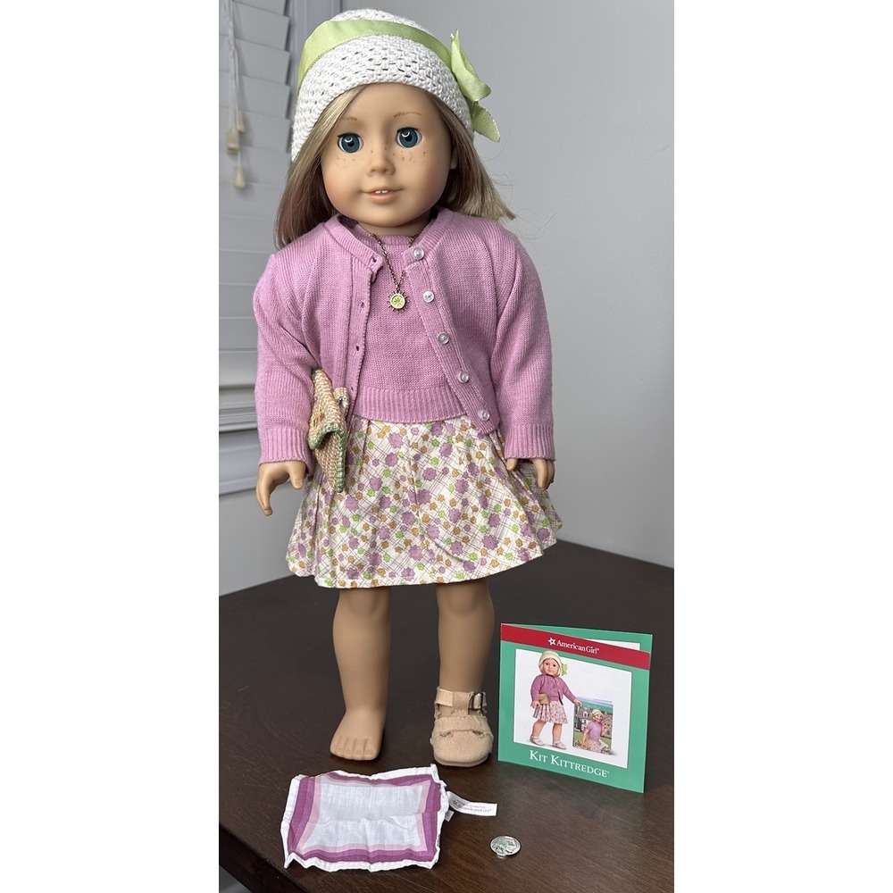 Kit Kittredge Doll American Girl Meet Outfit Accessories Tight Limbs Historical